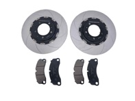 Kit dischi e pastiglie freno flottanti ANTERIORI. Porsche 991 GT3 / 981 GT4 / 718 GT4 / 718 Spyder - 98135140581, 98135140681, 98135140580, 98135140680, 99135140581, 99135140681, 99135194782, 99135194783, 99135194784, 9GT698151G, 99135194781 - 9M9GT615301N, 9M99135194784